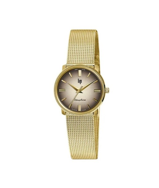 MONTRE LIP DAUPHINE MARRON DORE En savoir plus