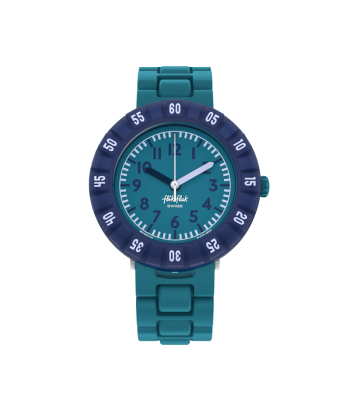 MONTRE FLIK FLAK LEVEL TEAL les ligaments