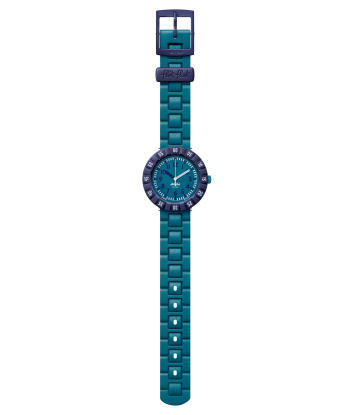 MONTRE FLIK FLAK LEVEL TEAL les ligaments