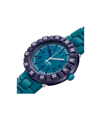 MONTRE FLIK FLAK LEVEL TEAL les ligaments