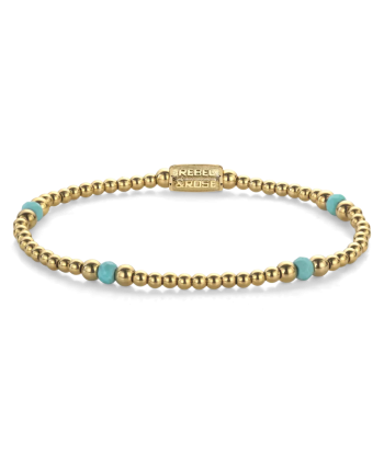 BRACELET REBEL & ROSE TOUCH OF TURQUOISE en linge