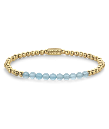 BRACELET REBEL & ROSE BLUE SKY MEETS YELLOW GOLD de l' environnement