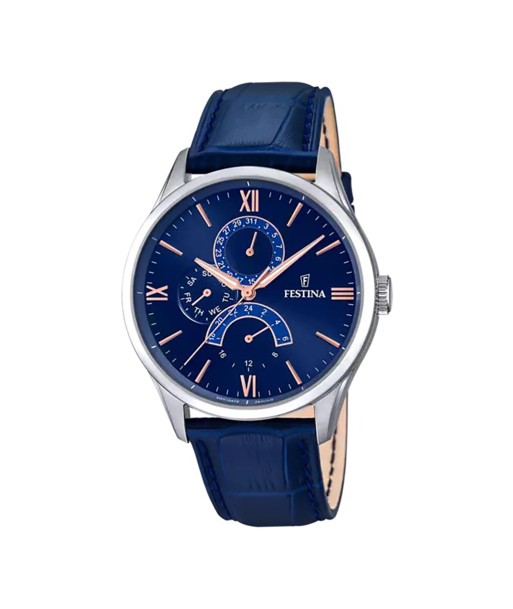 MONTRE FESTINA RETRO HOMME F16823/3 BLEU Jusqu'à 80% De Réduction