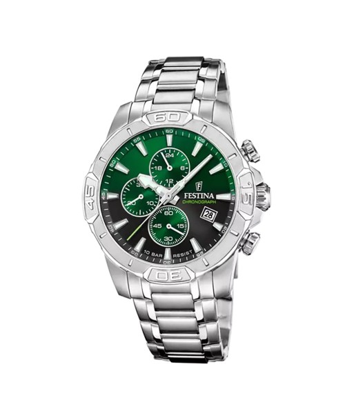 MONTRE FESTINA TIMELESS CHRONOGRAPH F20704/5 VERT d'Europe débarque