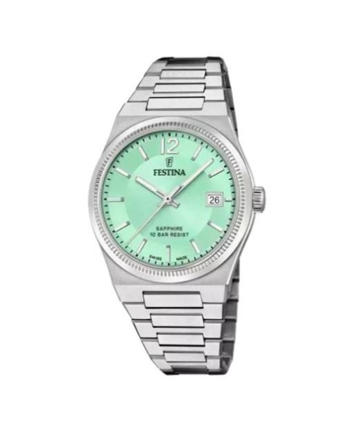 MONTRE FESTINA SWISS MADE RIVÉ F20035/3 VERTE ou a consommer sur place