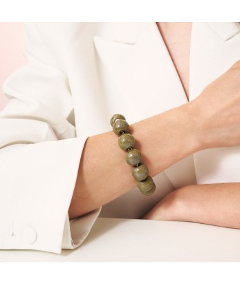 BEADS BRACELET LIGHT OLIVE MARBLE Profitez des Offres !