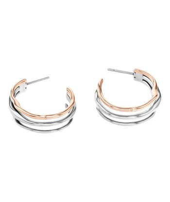 BOUCLES D'OREILLES CALVIN KLEIN WAVY SCULPTURAL 2023