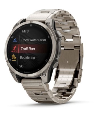 MONTRE CONNECTEE GARMIN fēnix® 8 – 47 mm, AMOLED Sapphire, Titanium 010-02904-40 suggérées chez