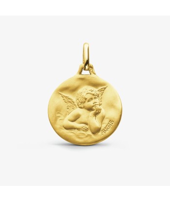 MEDAILLE BAPTEME AUGIS ANGE RAPHAEL OR JAUNE 750 En savoir plus