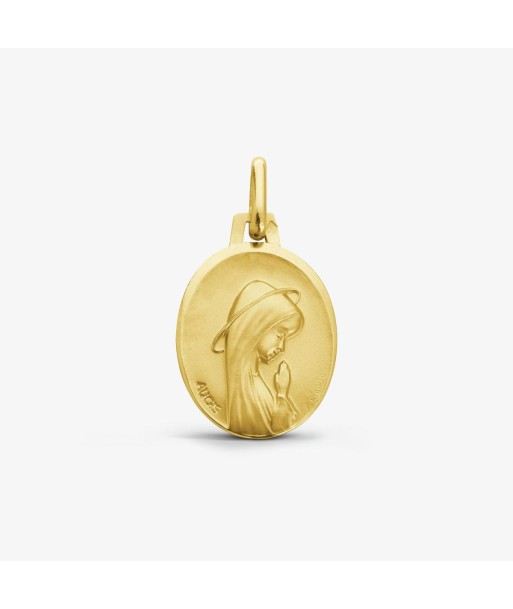 MEDAILLE AUGIS VIERGE PRILLANTE OR JAUNE 375 votre