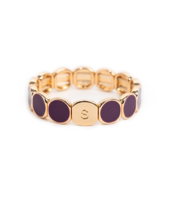 BRACELET SIMONE A BORDEAUX COLORMIND MAXI PRUNE ouvre sa boutique