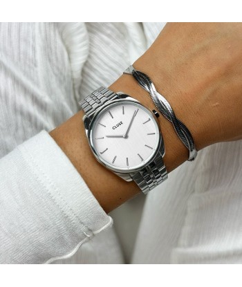 FÉROCE PETITE WATCH STEEL, SILVER LINEN SILVER COLOUR Comparez plus de prix