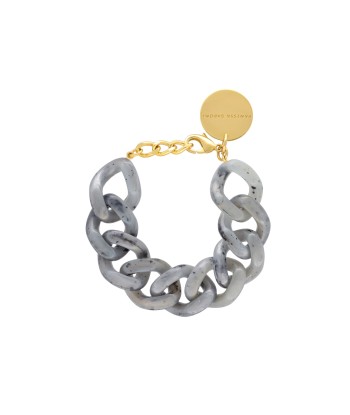 FLAT CHAIN BRACELET INKED GREY MARBLE Vous souhaitez 