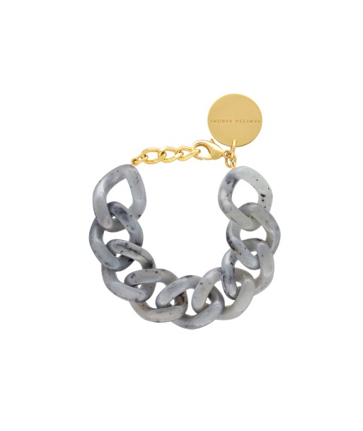 FLAT CHAIN BRACELET INKED GREY MARBLE Vous souhaitez 