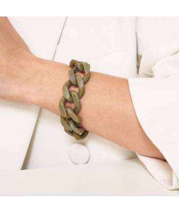 FLAT CHAIN BRACELET LIGHT OLIVE MARBLE Voir les baskets