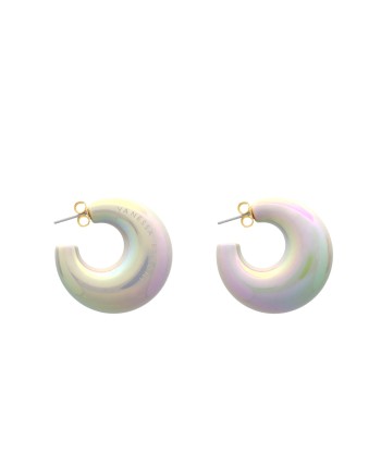 MOON EARRING IRIDESCENT SOLID de France