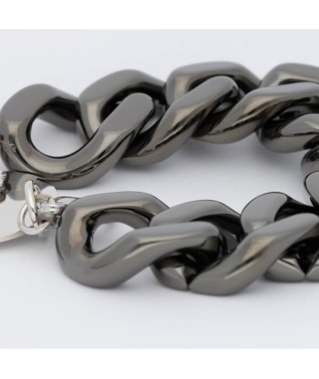 FLAT CHAIN BRACELET ULTRABLACK pas chere