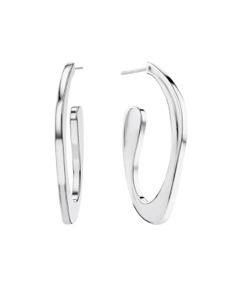 BOUCLES D'OREILLES CALVIN KLEIN HARMONIOUS CONNECTION SCULPTURAL en linge