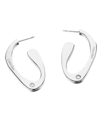 BOUCLES D'OREILLES CALVIN KLEIN HARMONIOUS CONNECTION SCULPTURAL en linge