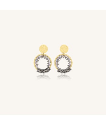 BOUCLES D'OREILLES SANTIBE MINI ETERNELLE brillant des détails fins