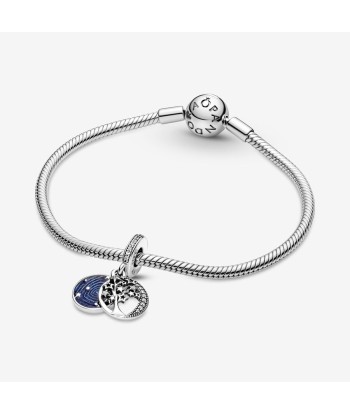 Charm Pandora Pendant Double Arbre & Lune de la Galaxie les muscles