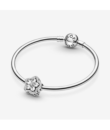 Charm Pandora Pavé Flocon de Neige Scintillant destockage