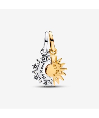 Charm Pandora Pendant Soleil & Lune Séparable basket pas cher