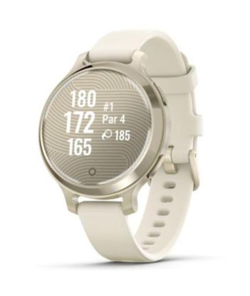 MONTRE GARMIN CONNECTÉE Lily® 2 Active Lunar Gold avec bracelet en silicone blanc en ligne