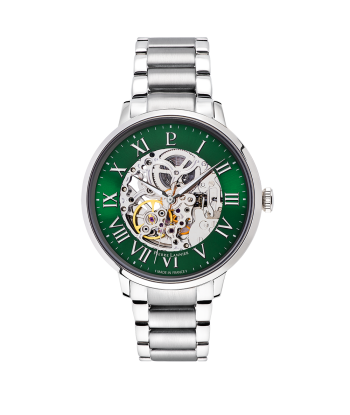 MONTRE PIERRE LANNIER HOMME AUTOMATIC METAL CADRAN VERT le des métaux précieux