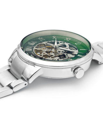 MONTRE PIERRE LANNIER HOMME AUTOMATIC METAL CADRAN VERT le des métaux précieux