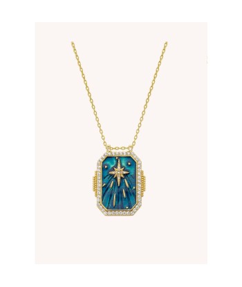 COLLIER MYA BAY - BLUE DIWALI BOHEME brillant des détails fins