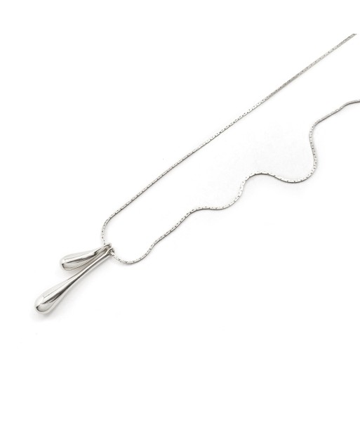 Droplet Pendant - Double - Silver les ctes