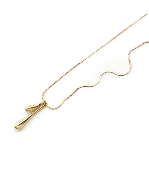 Droplet Pendant - Double - Gold outlet