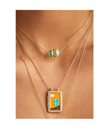 COLLIER MYA BAY - TURQUOISE TALISMAN pas cheres