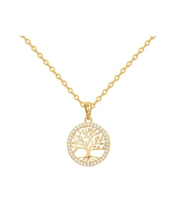 COLLIER ARBRE DE VIE PLAQUE OR 50-70% off 