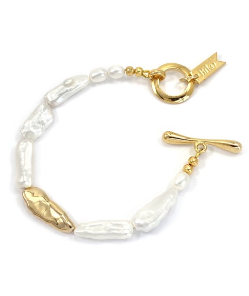 Elle Pearl Bracelet - Gold Par le système avancé 