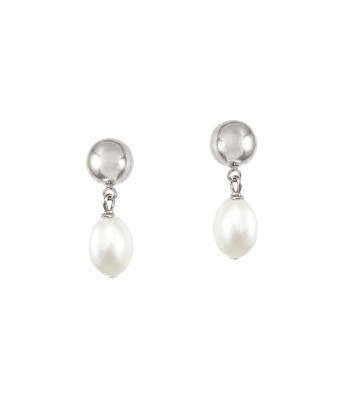 Alouet Pearl Studs - Silver une grave pollution 