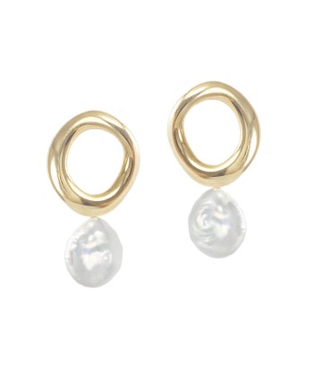 Cora Pearl Studs - Gold Dans la société mordern