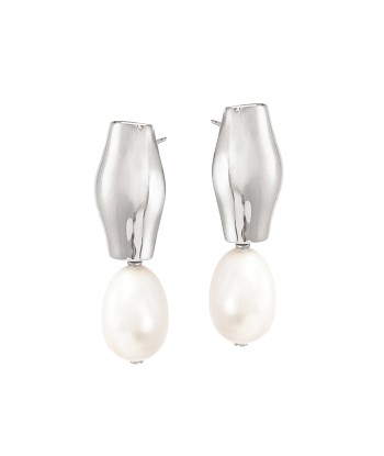 Amphora Pearl Studs - Silver est présent 