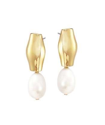 Amphora Pearl Studs - Gold Par le système avancé 