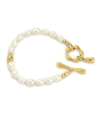 Muse Pearl Bracelet - Gold français