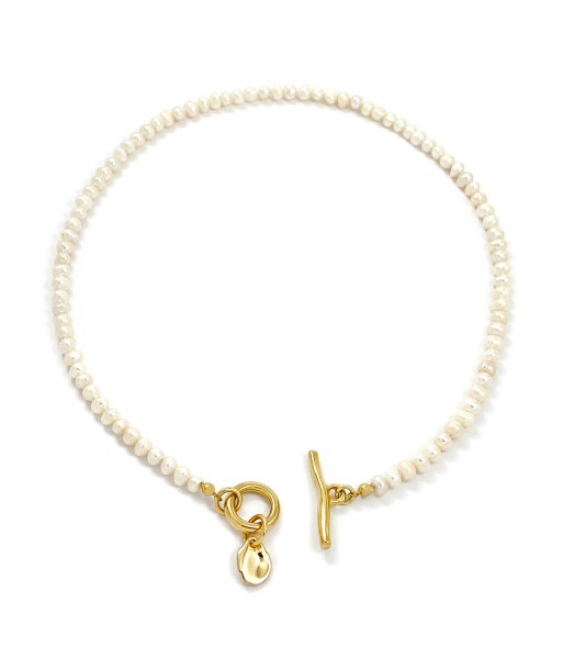 Orla Pearl Collar - Gold en stock