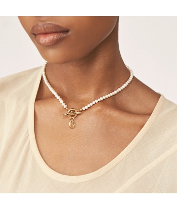 Orla Pearl Collar - Gold en stock