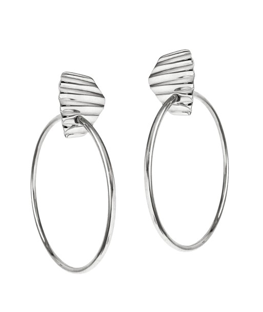 Blake Hoops - Large - Silver le concept de la Pate a emporter 