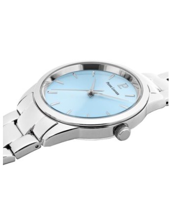 MONTRE PIERRE LANNIER DAME ROXANE CADRAN BLEU  CIEL ARGENTE de l' environnement