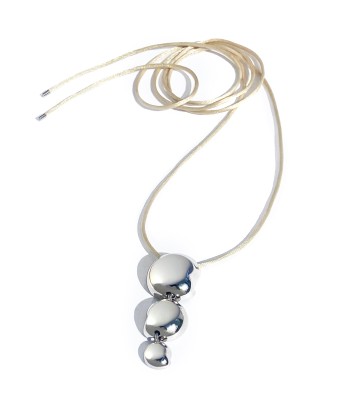 Gisele Tie Necklace - Silver Comparez plus de prix