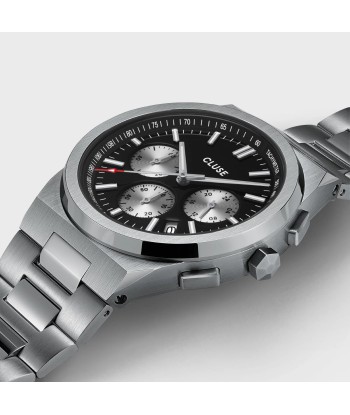 VIGOUREUX CHRONO STEEL BLACK AND SILVER, SILVER COLOUR Comment ça marche