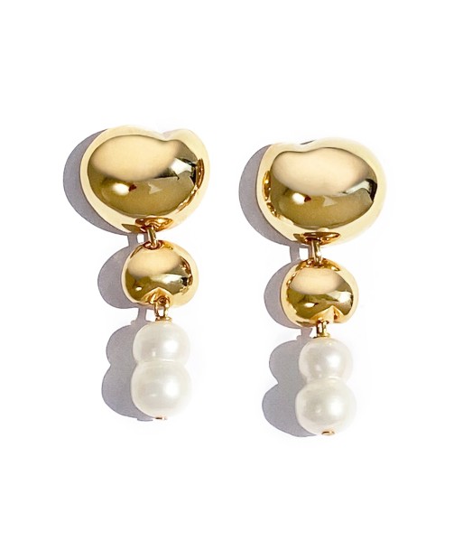 Franca Pearl Drops - Gold basket pas cher