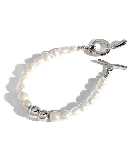 Levi Pearl Bracelet - Silver outlet