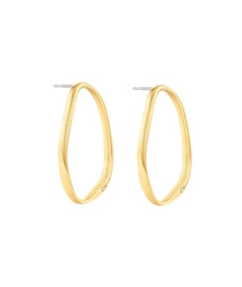 BOUCLES D'OREILLES CALVIN KLEIN ELONGATED DROPS DORE Livraison rapide